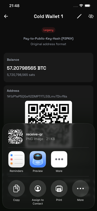 BTC Wallet Tracker Screenshot 7 of 9