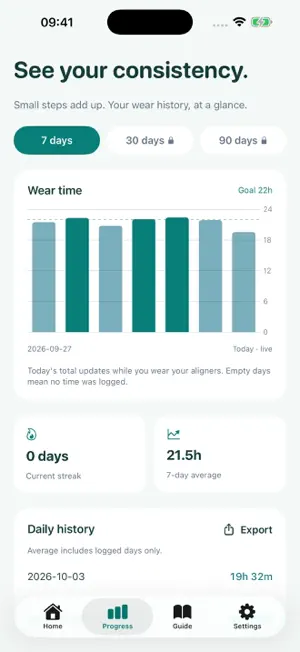 Clear Aligners: Wear Timer screenshot 2
