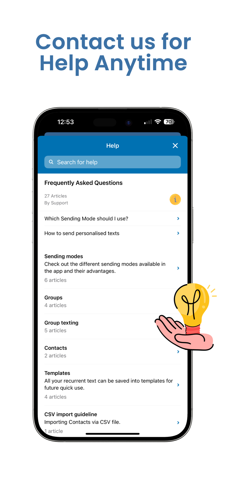 Group Text | Mass Text message screenshot 8