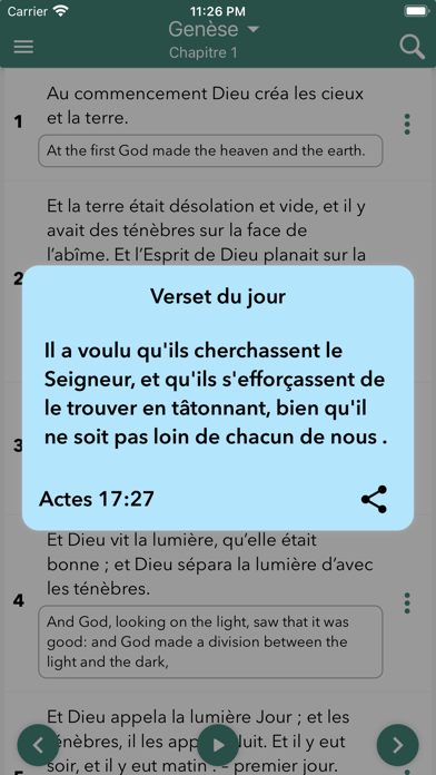 La Bible Darby en français Screenshot