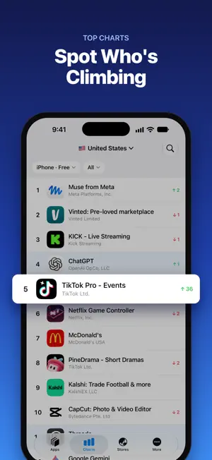 Appboard: App Rankings screenshot 2