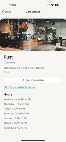 My Coffee Radar Screenshot 5 of 6