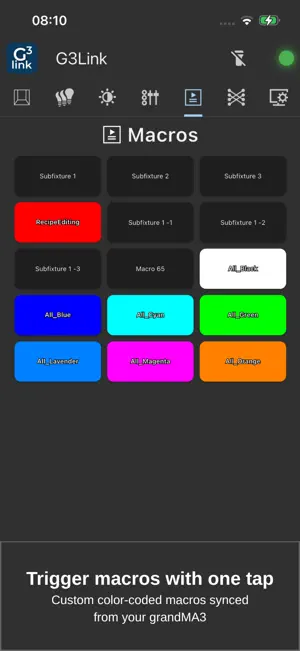 G3Link – grandMA3 OSC Remote screenshot 2
