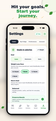 Meal Buddy Pro screenshot