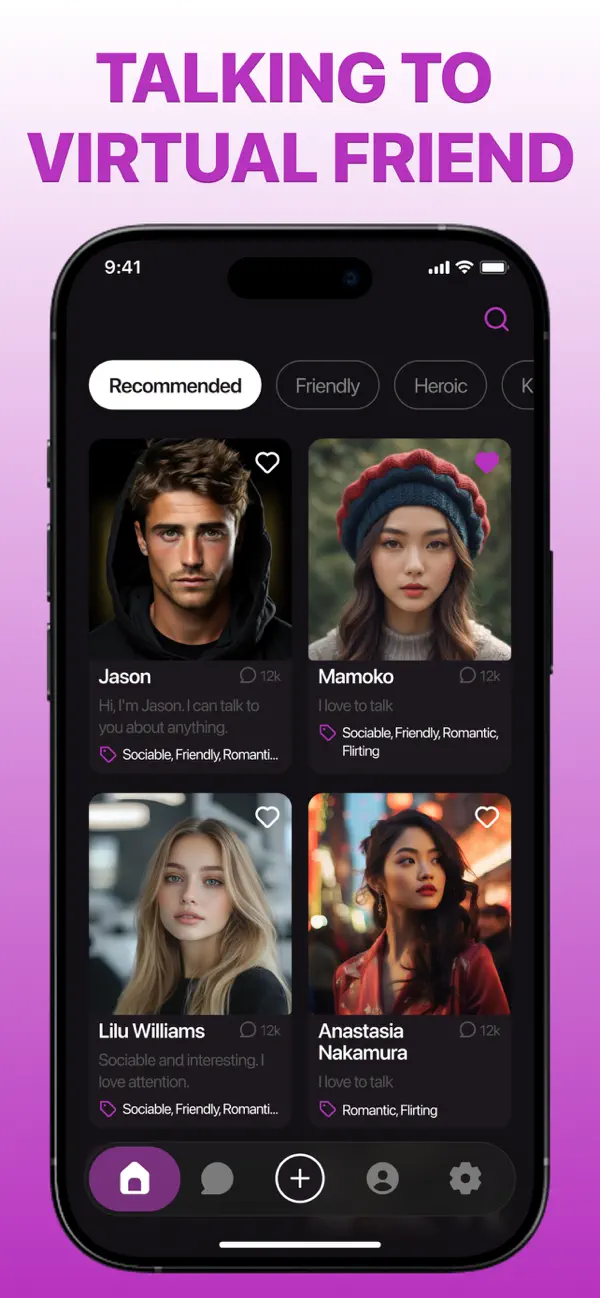 Screenshot #2 pour Conversations Amicales App