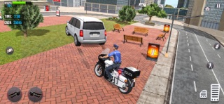 US Police Chase Bike Games 3D iPhone screenshot