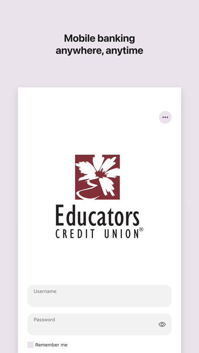 Screenshot #1 pour Educators WI Mobile Banking