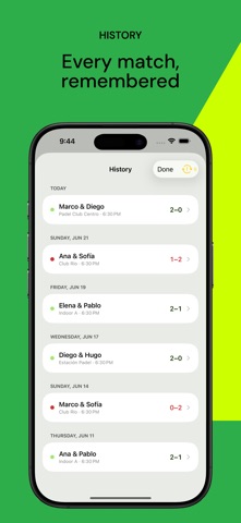 Padelyst: Scoring & Matches screenshot