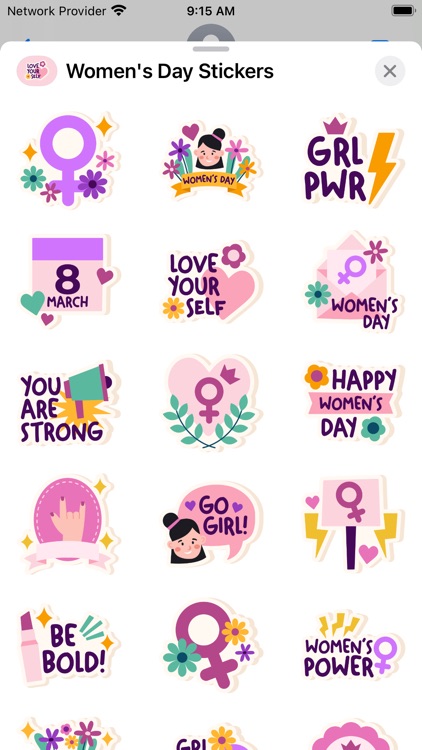 Women's Day Stickers- WAStickr