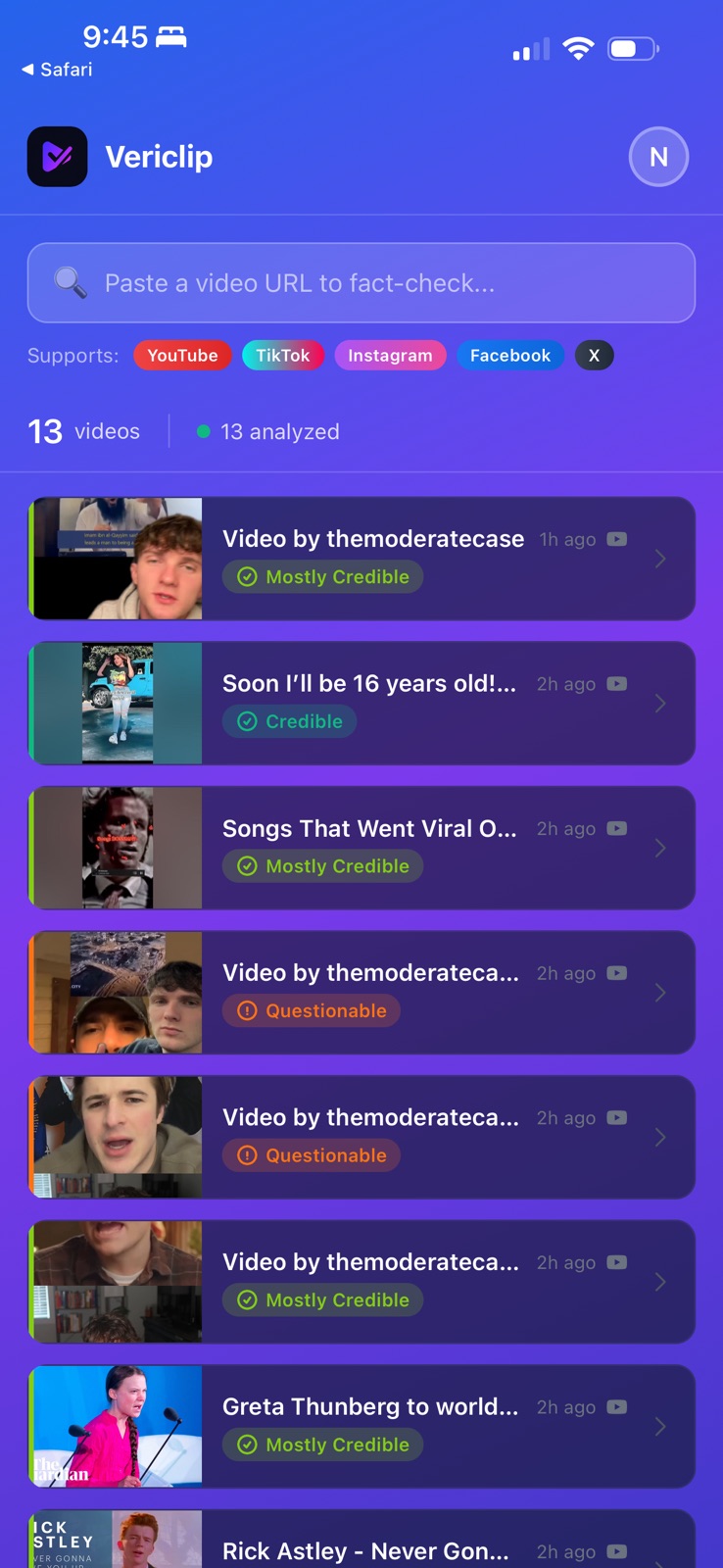 Vericlip iphone screenshot 1