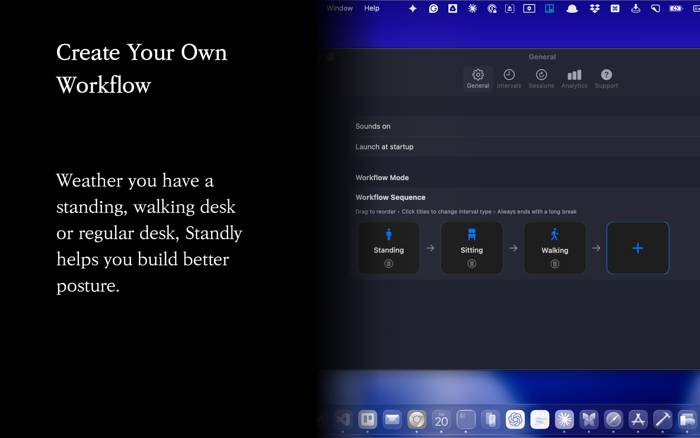 Standly  Standing desk timer