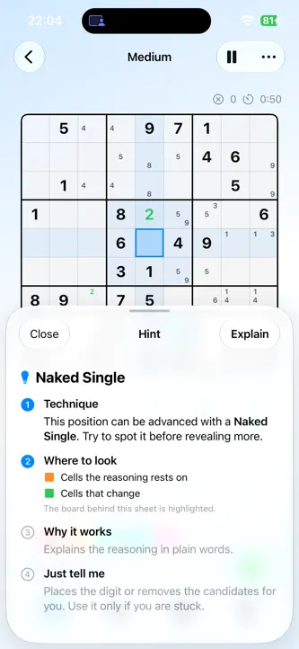 mySudoku: Learn & Play screenshot 3