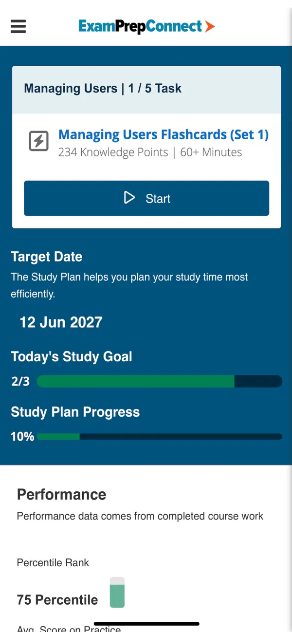 Screenshot #2 pour ExamPrepConnect