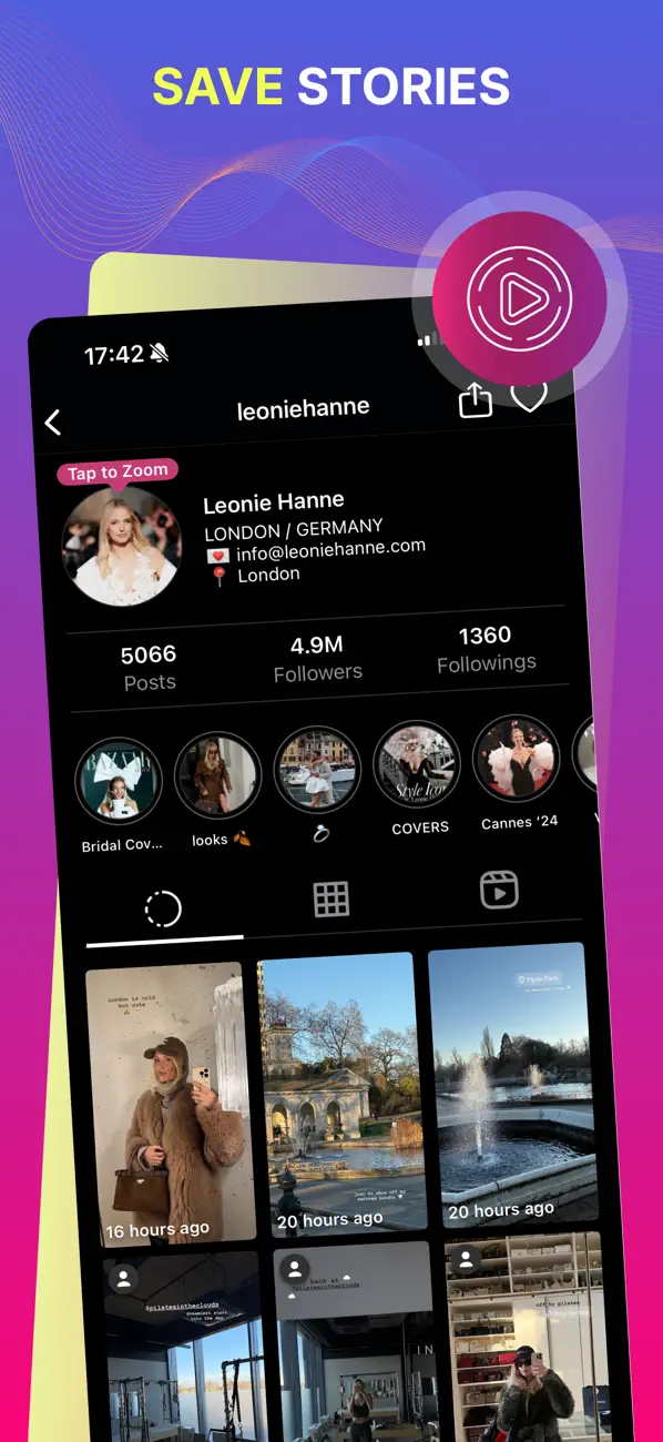 Screenshot #2 pour Visionneuse Profil - Poze