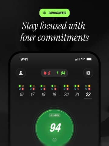 The Discipline App iPad screenshot