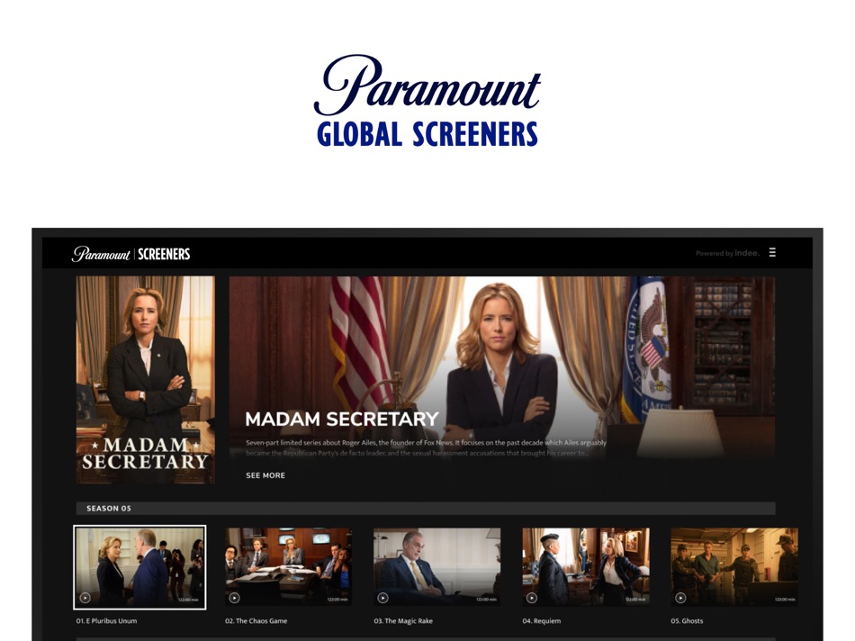 #2. Paramount Global SCREENERS (iOS) 由: Indee Technologies, Inc.