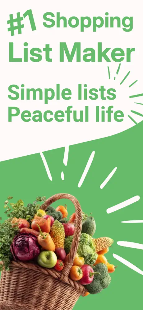 Grocery Shopping List 购物清单应用截图