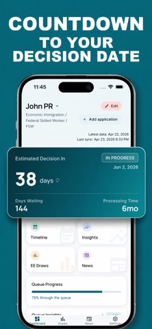 Canada Visa & PR Tracker Screenshot 1 of 6