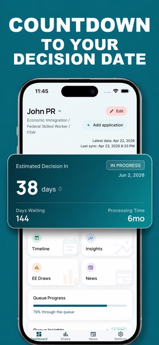 Canada Visa & PR Tracker Screenshot 1 of 6