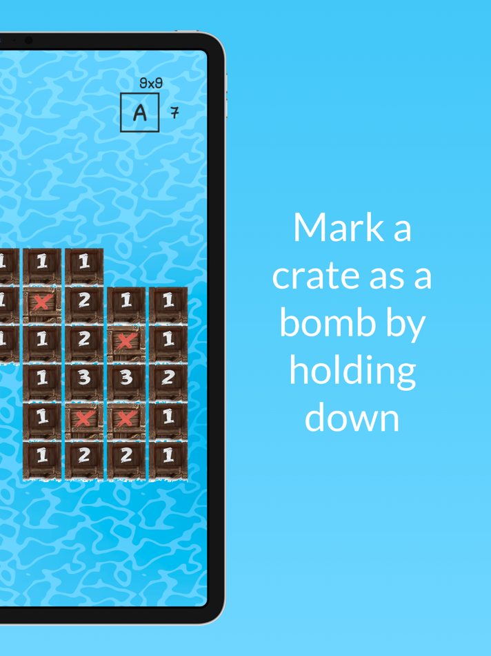 #5. Sea of Bombs: Minesweeper Game (iOS) By: Jesper Turesson