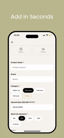 Beauty Expiry Cosmetic Tracker screenshot
