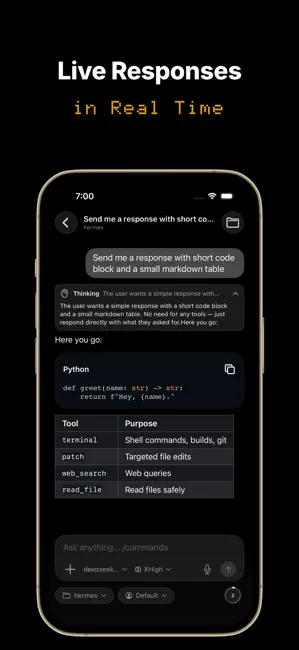 Hermex iPhone screenshot 2