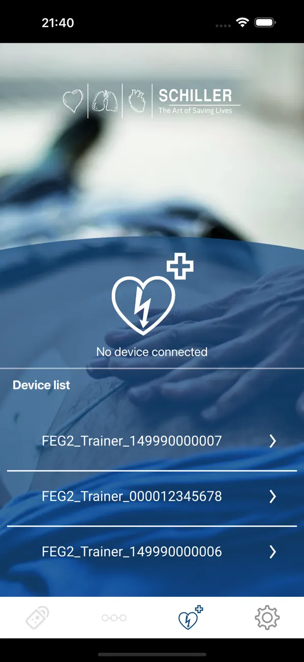 Screenshot #1 pour Defi training by SCHILLER