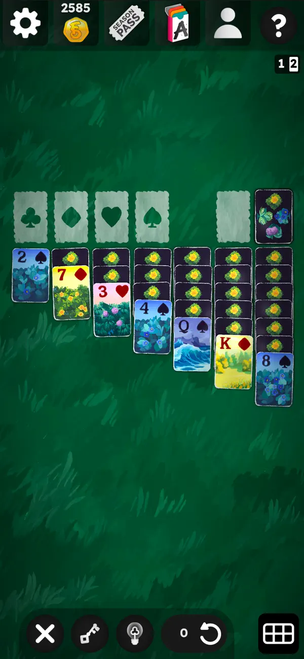 Screenshot #1 pour FLICK SOLITAIRE