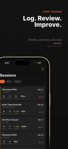 Climbing Log - Beta Screenshot 2 of 5