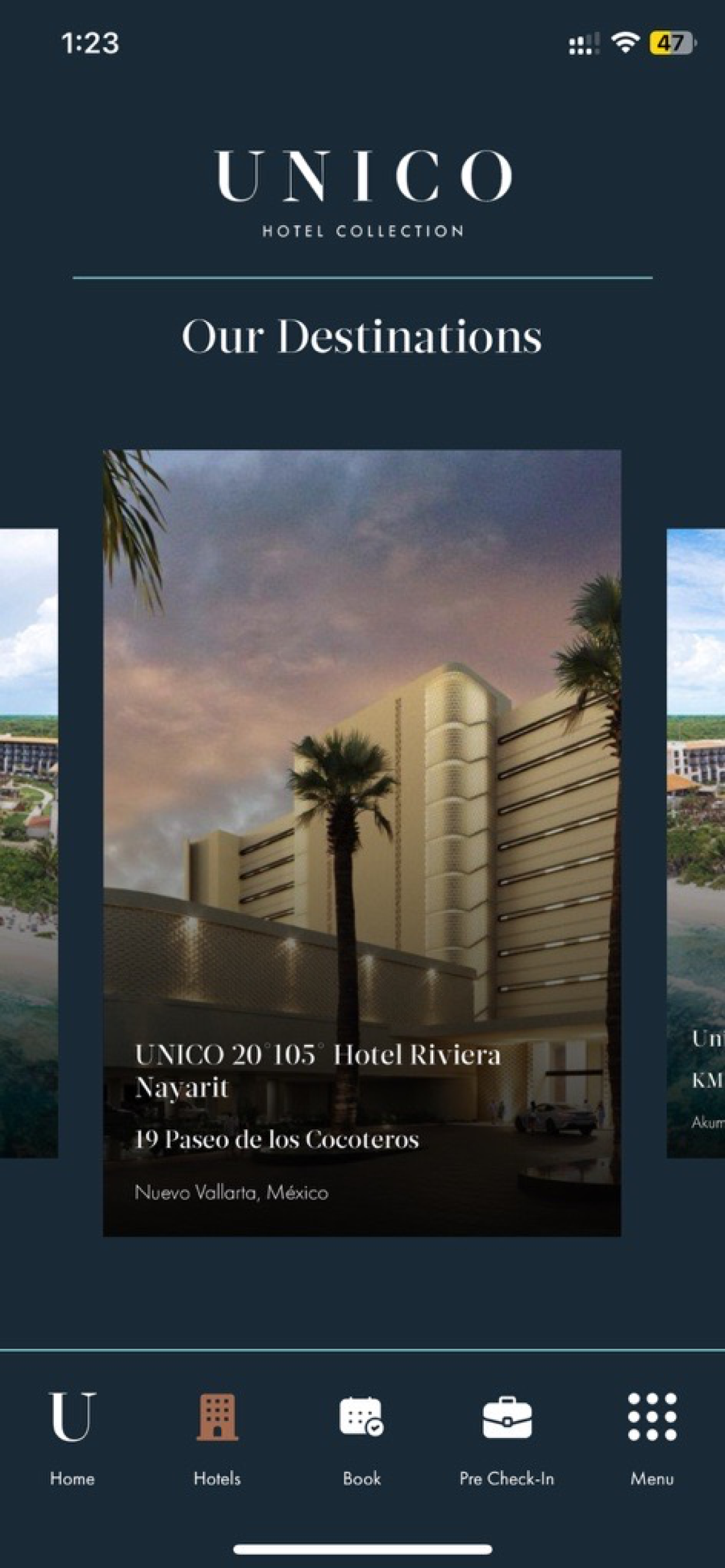 Unico Hotel Collections screenshot 2