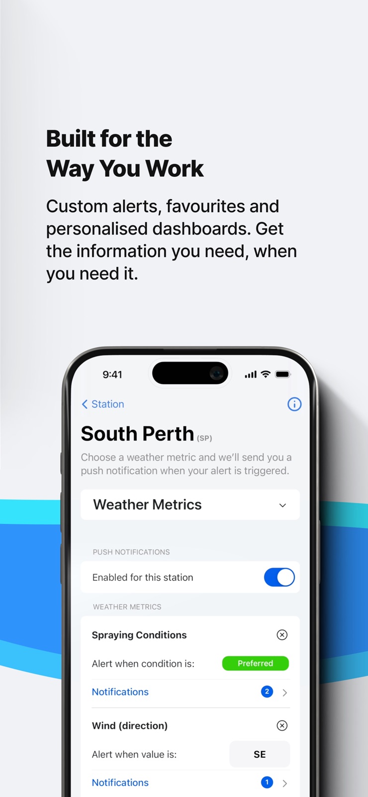 DPIRD Weather Stations iphone screenshot 4