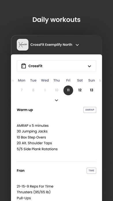 CrossFit Exemplify North Screenshot