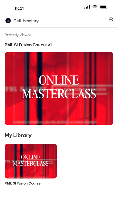 PML Mastery app screenshot 2