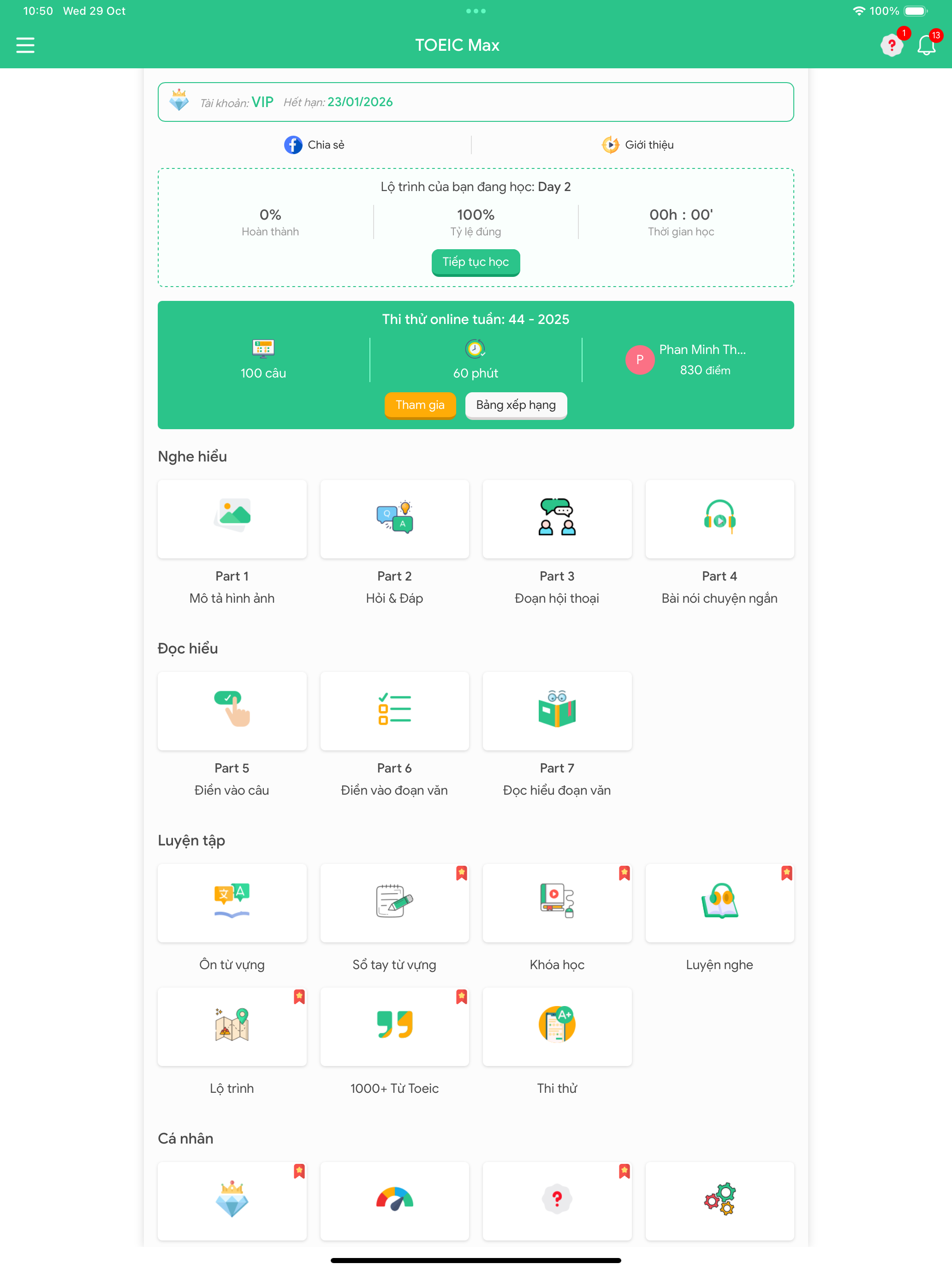 HiEnglish: Luyện thi Tiếng Anh screenshot 7