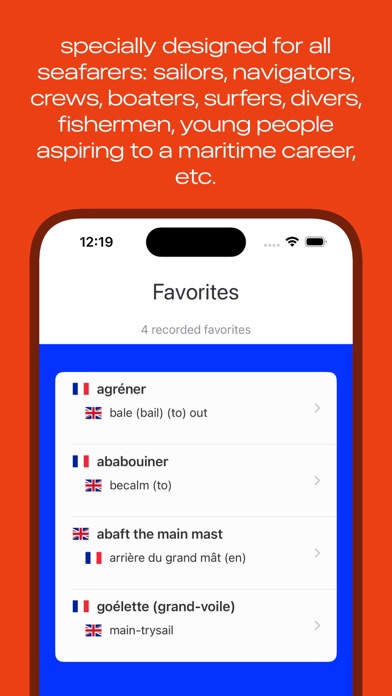 Nautical dictionary Screenshot