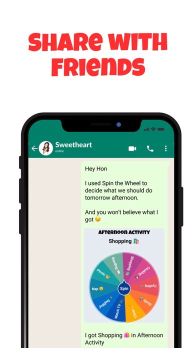Spin the Wheel, Decision Maker Screenshot