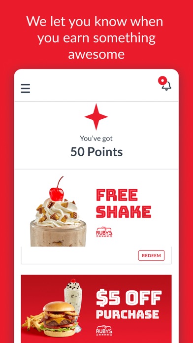 My Ruby's Rewards iPhone screenshot 4 - Food & Drink app