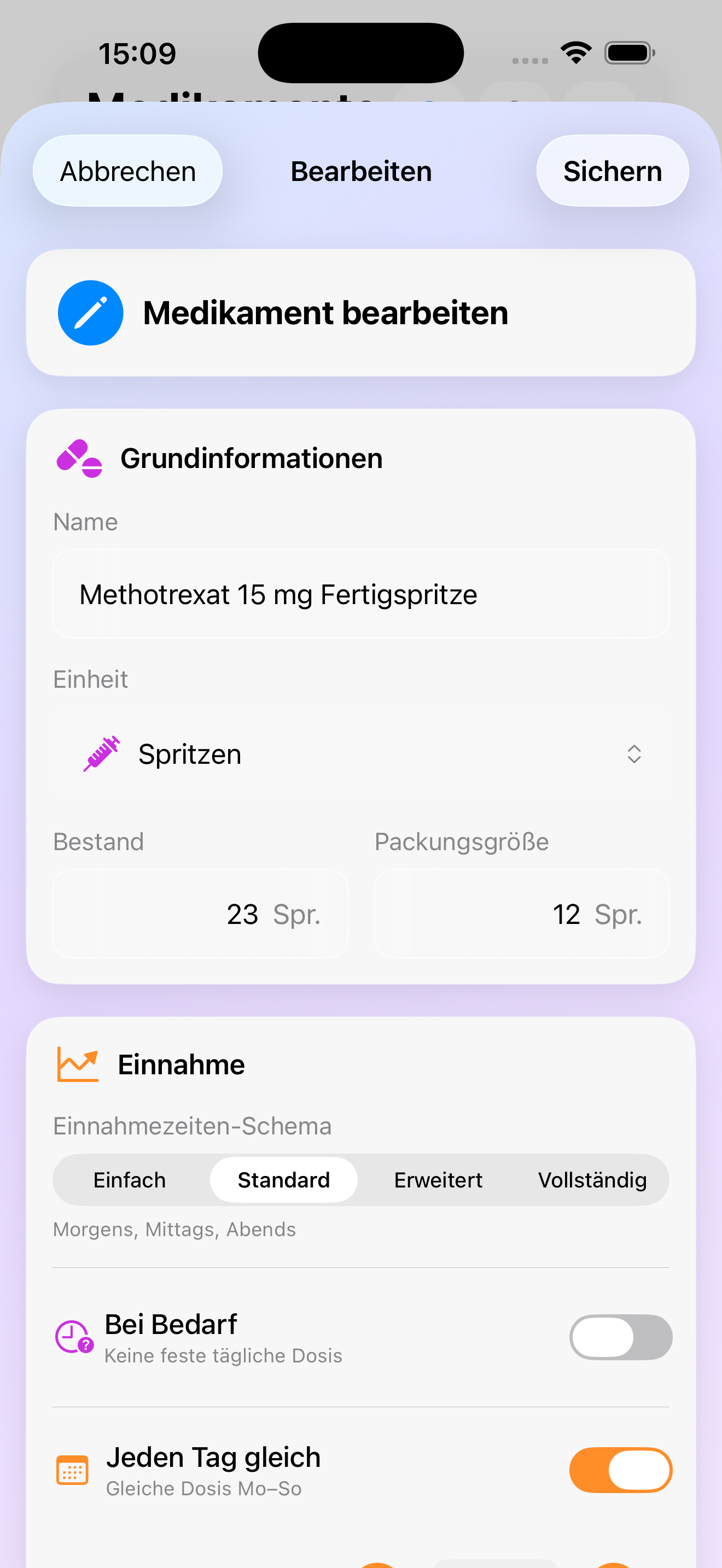 MediVorrat screenshot 3
