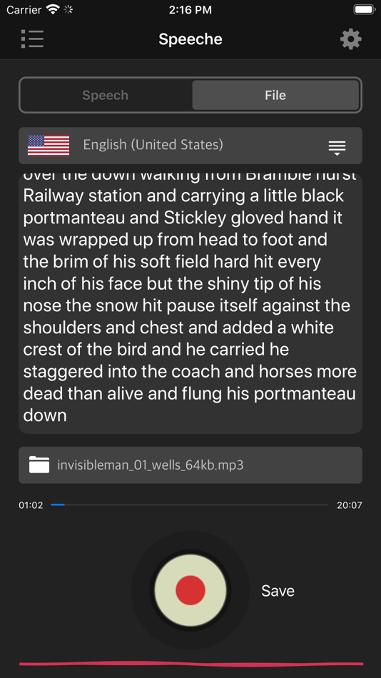 #2. Speeche Pro - Voice Dictation (iOS) De: Newkline Co., Ltd.