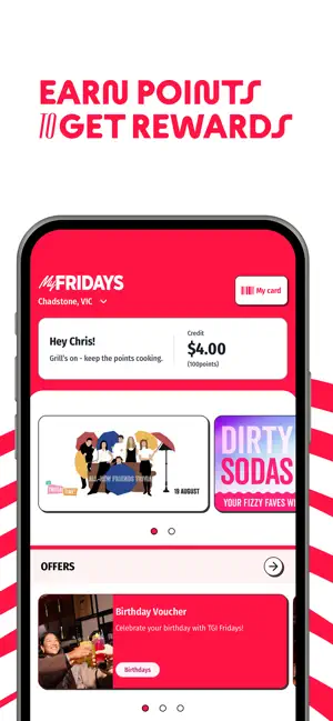 TGI FRIDAYS AU iPhone screenshot 3