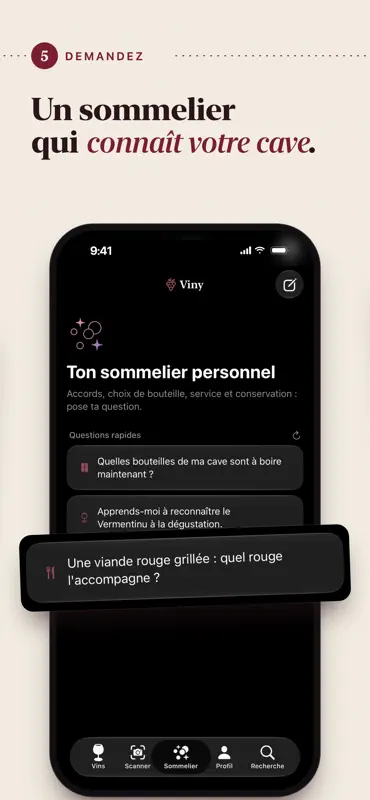Viny : Scan, Cave et Quiz Vin screenshot 5 of 8