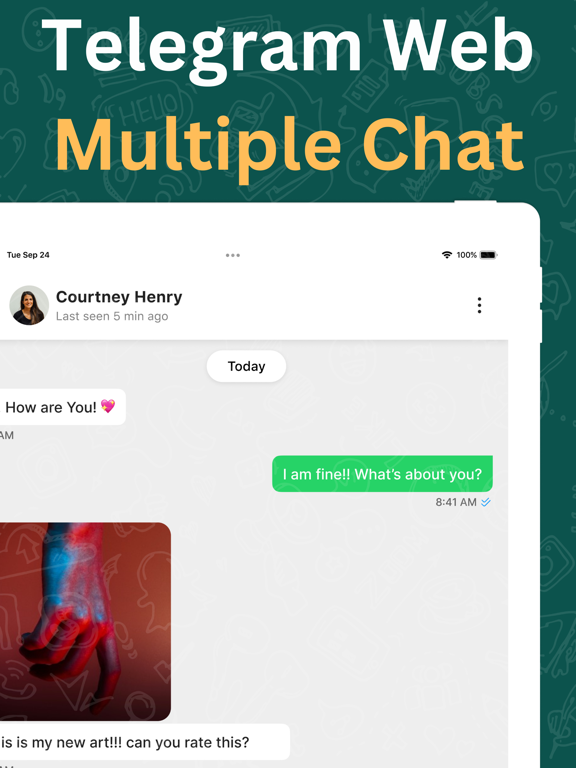 Screenshot #5 pour Gb Dual Messenger・Duo Web Chat