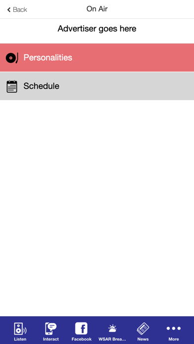 WSAR 1480AM 95.9FM iPhone screenshot 4 - News app