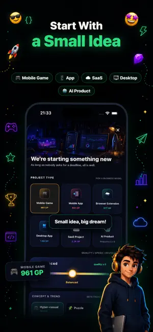 Garage: Startup Simulator screenshot 2