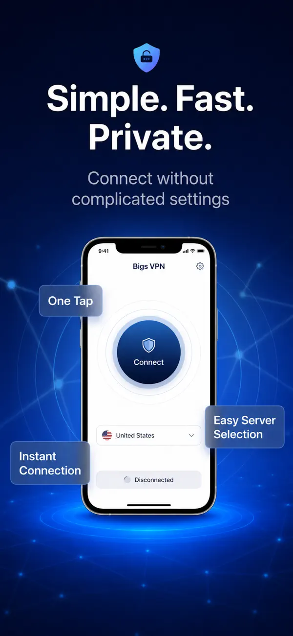 Screenshot #3 pour Bigs VPN - Rapide et sécurisé