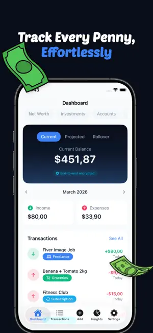 Fynna: Budget & Money Manager screenshot 1