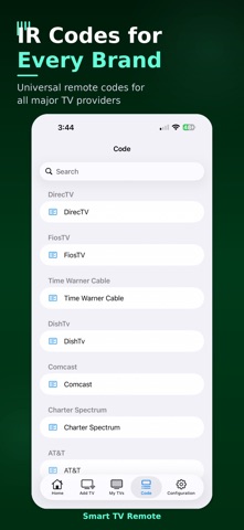 Smart TV Remote WiFi IP & Code Screenshot 4 of 9