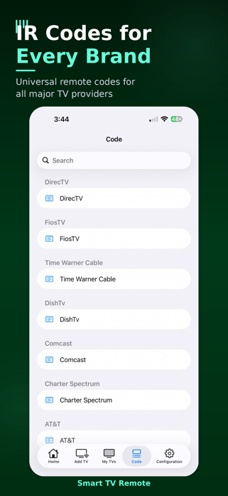 Smart TV Remote WiFi IP & Code Screenshot 4 of 9