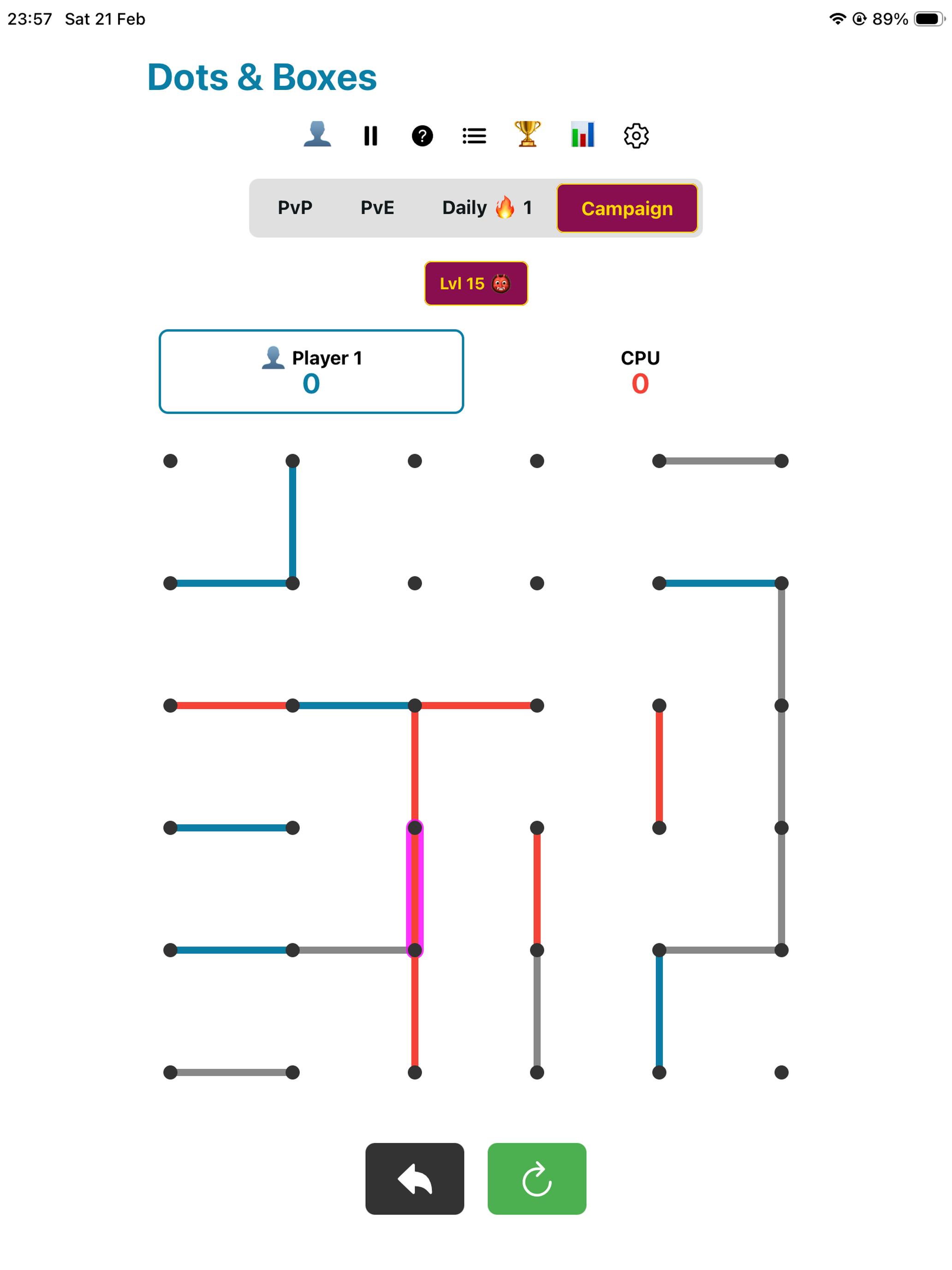 Dots And Boxes Reprised