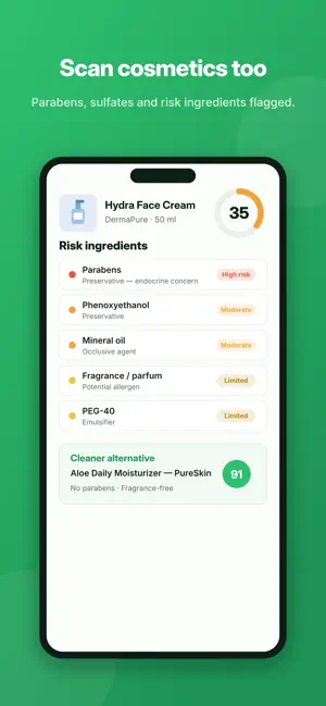 SaferBite - Food Scanner screenshot 1